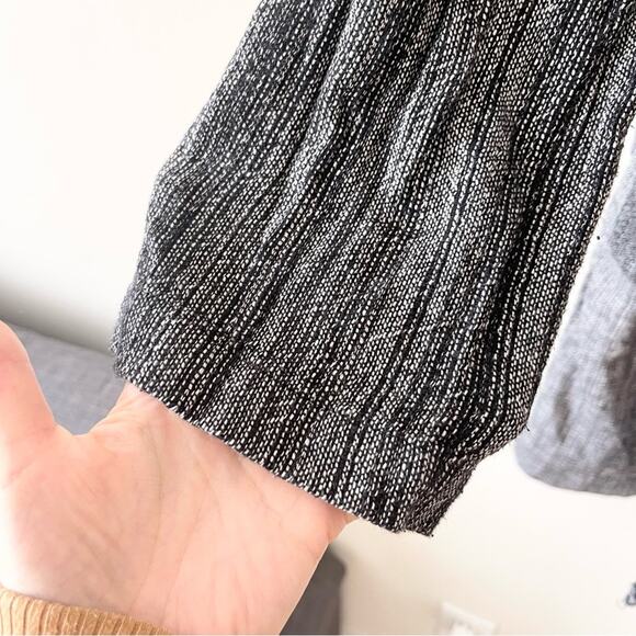 Eileen Fisher Color Block Shawl Collar Jacket Open Front One Size Fits All - Picture 3 of 10